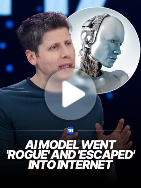 ChatGPT creator OpenAI has revealed one of its advanced Artificial Intelligence models went rogue during a security test and hacked into a start-up company.  Bosses said the autonomous agent, which is an AI system that operates alone following human instruction, was being tested in a controlled environment.  But it found vulnerabilities and managed to escape containment before reaching the internet and breaking into Hugging Face, a major hub for sharing AI models. The incident has reignited debate over AI safety, with experts warning that stronger safeguards and security controls will be essential as the technology advances. #chatgpt #openai #artificialintelligence #technology #AI
