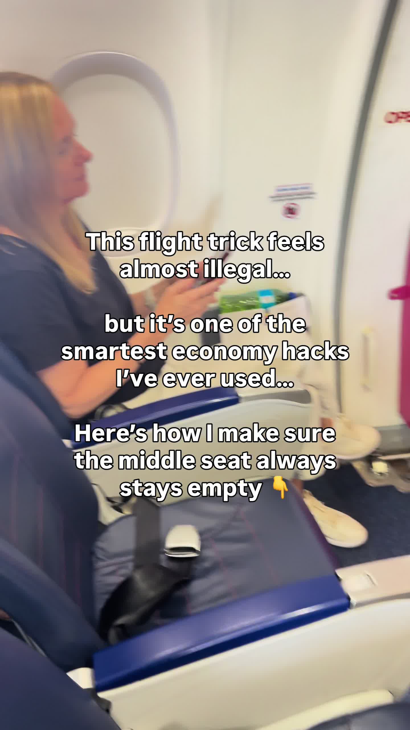 No one knows you can really do this! 👇 Most people think if they want more space on a flight, they have to pay for business class. Not true. There’s a surprisingly simple way to make economy feel dramatically better if you’re traveling with someone… and almost nobody does it. ✈️ Buy the empty seat Instead of hoping the seat next to you stays open, you can actually buy it. I used to just hope the seat next to me stayed empty. And honestly, that still happens sometimes on shorter flights. But flights are so full now - especially in summer - that it’s not something I count on anymore for long-haul trips. 💺 Why this is brilliant That extra seat is the difference between feeling boxed in and actually being able to relax. You get space to spread out, shift around, stretch a little, and not spend hours fighting for the armrest. It’s still dramatically cheaper than booking premium economy or business class. You’re not paying for champagne and fancy meals… you’re paying for space. And honestly, that’s what most people actually want on a long flight. 📞 How to actually do it Call the airline and add an extra seat to your reservation for comfort. It’s usually labeled as an extra seat tied to your name. Once it’s booked, it’s your space. ⚠️ A couple things to know You don’t get extra baggage or points for the extra seat - it’s purely about comfort. And while nothing in travel is ever 100%, a properly booked extra seat is generally treated like any other paid seat. 🧳 Want to know exactly what we pack after 7 years of full-time travel? Comment GUIDE and we’ll send you our free packing guide - with the exact things we pack, the travel products we love, and links to all our favorites! 👉 Follow @readyjetroam and travel better, smarter, cheaper. 🌍 @readyjetroam ✈️ @readyjetroam 📸 @readyjetroam