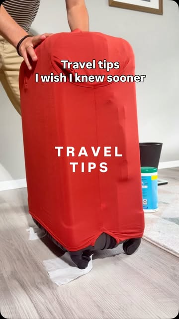 My husband is always doing this🧳 Sharing a few simple yet incredibly effective suitcase hacks for your next trip✈️