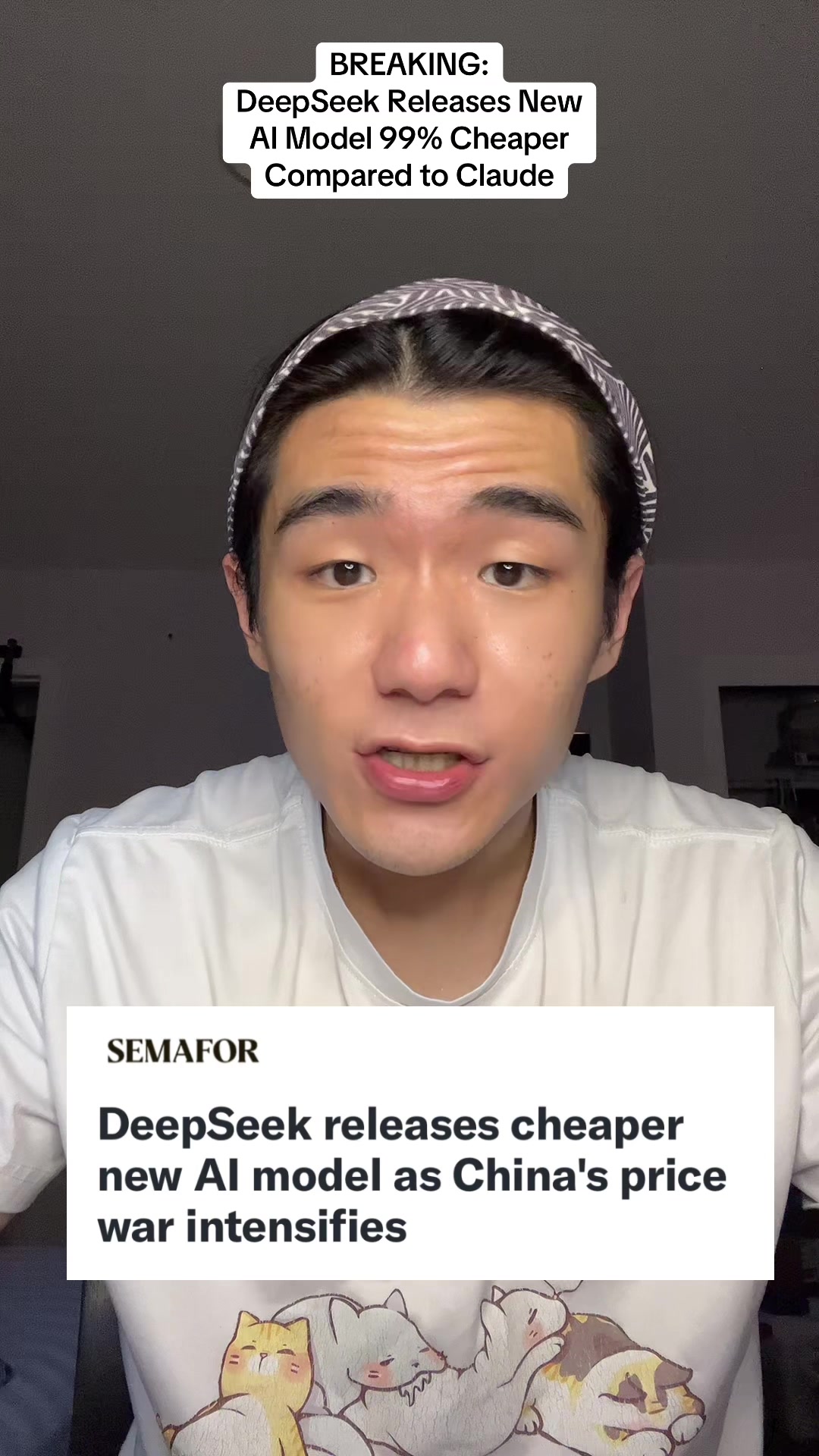 8/4: DeepSeek’s New AI Model is both 99% cheaper than Claude, while simultaneously outperforming it… the magic of open source models. #technews #deepseek #claude #ai #financialnews 
