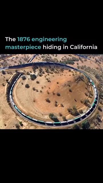 Most people drive past it without knowing what they’re missing.

The Tehachapi Loop is a railway spiral that makes trains pass over themselves to climb mountains. 

Built in 1876, it’s a 0.73-mile curve that gains 77 feet in elevation while keeping the grade manageable.

Long freight trains literally cross over their own tracks. 

The engine passes above the rear cars of the same train.

Nearly 40 trains use this loop every single day. 

A 150-year-old solution that still works flawlessly.

One brilliant curve, still defying expectations.

Follow @codeIntellectus for hidden wonders most people never notice.

#engineering #railway #tehachapiloop #california #infrastructure #hiddenhistory #innovation #aiandtech
