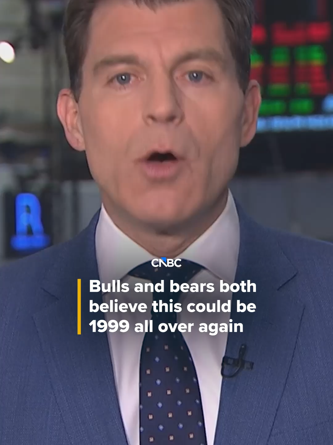 The central debate on Wall Street is starting to sound something like this: Bears say, “It’s starting to look like 1999 – sell tech stocks,” while bulls counter, “It’s starting to look like 1999 – buy tech.” CNBC's Mike Santoli explains how today's market compares to 1999. Find the full details at the #linkinbio or the link on screen. #CNBC