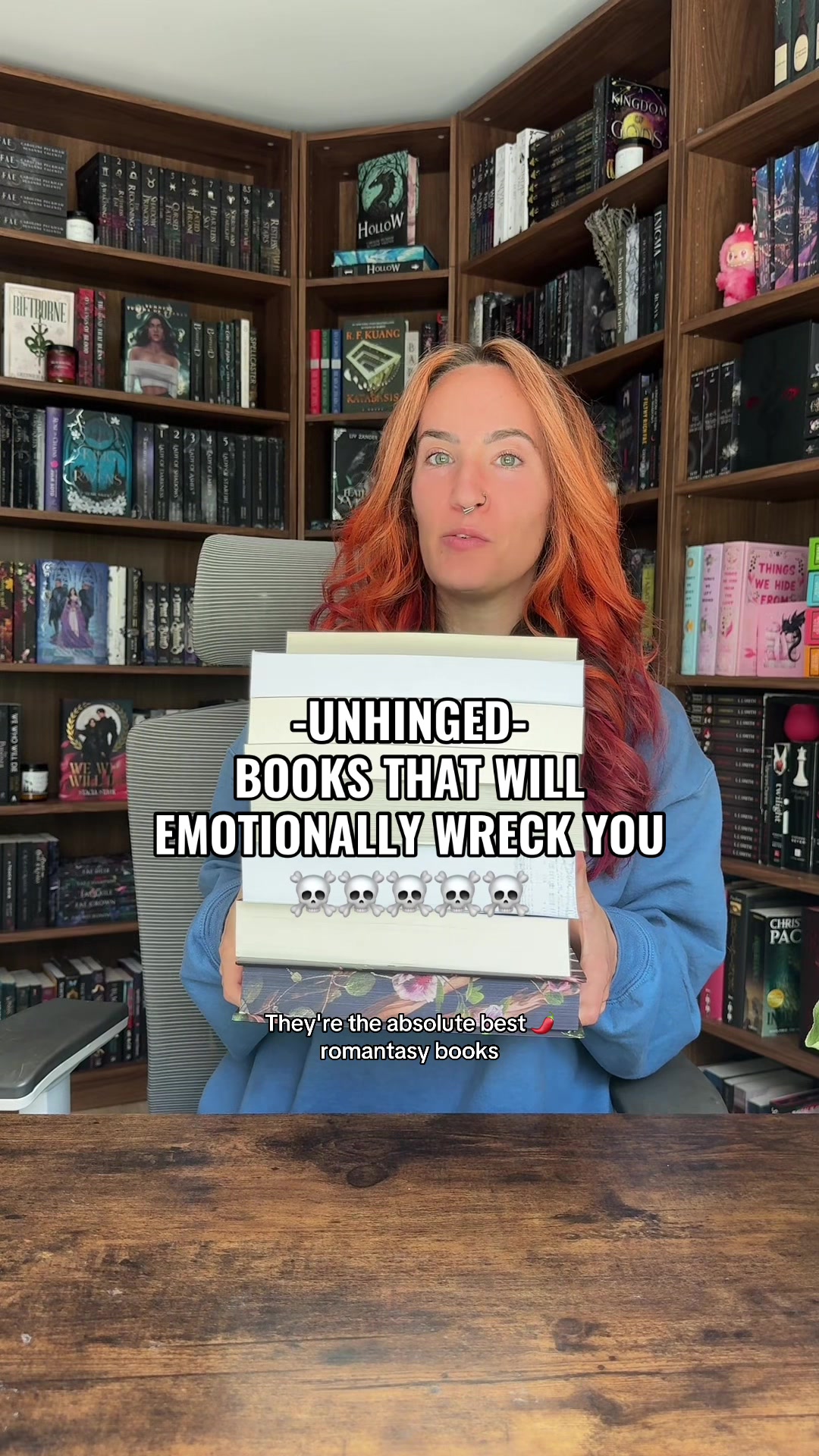 These romantasy books are only for ultimate unhinged emotional damage.  Who else is an emo girly like me? #darkromantasy #romantasy #booktokrecs #fantasybooktok #bookrecs souls in ruin by Jaqueline white, heartstrings duet by Liv Zander 
