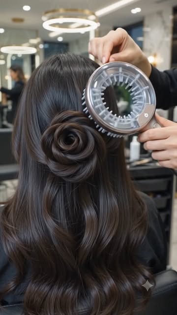 Rose Updo #Shorts #YouTubeShorts #ViralShorts #ASMR #Satisfying #OddlySatisfying #HairASMR #HairTransformation #RoseUpdo #HairArt #Hairstylist #FutureSalon #FutureTechnology #AITools #AIHair #Updo #HairGoals #TrendingShorts #ViralVideo #FYP