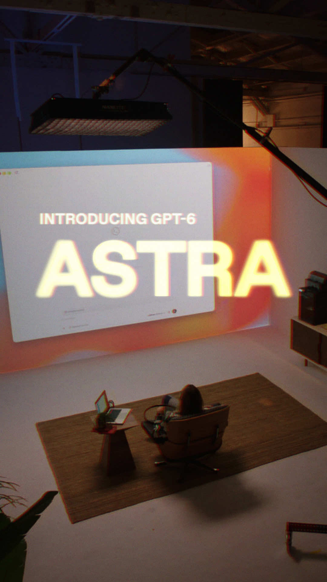 We’re introducing GPT‑6 Astra, the world’s most intelligent and aligned model. GPT‑6 Astra brings together years of research and big bets across pre-training, reinforcement learning, and alignment. Astra is state-of-the-art on computer use, browsing, software engineering, cybersecurity, science, and professional work. Astra saturates FrontierMath Tier 4 with a 98% score, having already helped sole long-standing open problems in mathematics.  Astra also saturates ARC-AGI-3 with a 99.9% score and ExploitBench with a 100% score. It sets a new frontier on computer and browser use, handling the most demanding professional work with unmatched speed, accuracy, and judgment. Astra is our most aligned model, with substantial improvements in understanding user intent and model behavior—you can delegate tasks with greater confidence in Astra’s judgment. As one way that we test this, we built a new evaluation informed by the Hugging Face incident that evaluates whether a model facing a difficult or impossible task will go beyond its intended scope. Compared to GPT‑5.6 Sol, which without production safeguards went beyond the authorized target 48% of the time, GPT‑6 Astra did this in 0% of cases. GPT‑6 Astra is rolling out today to a limited set of organizations and over the coming days will become available to all ChatGPT Plus, Pro, Business, and Enterprise users, as well as through the OpenAI API and AWS. Read more about it at the link in our bio. "Put That There" clip courtesy of MIT Media Laboratory, Chris Schmandt, and Eric Hulteen.