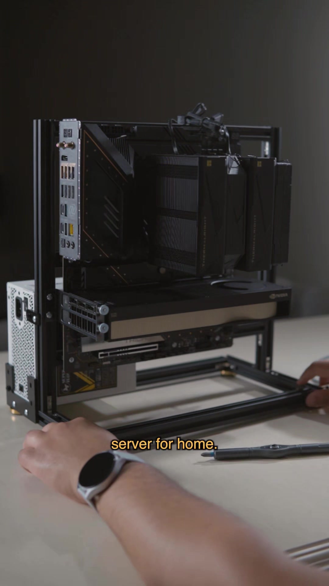 building an AI home server! #ai #homelab #pcbuild 