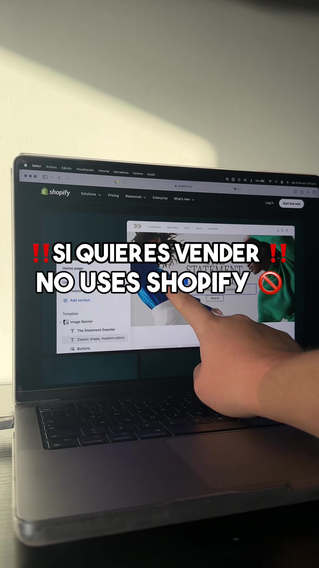 ¿Aún usas Shopify para tu tienda en línea? Pásate a Marea Alcalina y vende directamente desde tu catálogo. ¡Descubre cómo! #marketingdigital #tiendaonline  #ecommerce  #catalogosdigitales #shopify 