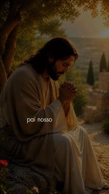 Pai Nosso
Pai nosso que estais no céu,
santificado seja o vosso nome.
Venha a nós o vosso reino,
seja feita a vossa vontade,
assim na terra como no céu.
O pão nosso de cada dia nos dai hoje.
Perdoai-nos as nossas ofensas,
assim como nós perdoamos a quem nos tem ofendido.
E não nos deixeis cair em tentação,
mas livrai-nos do mal. Amém.

#jesus #amem #painosso #deus #oracao