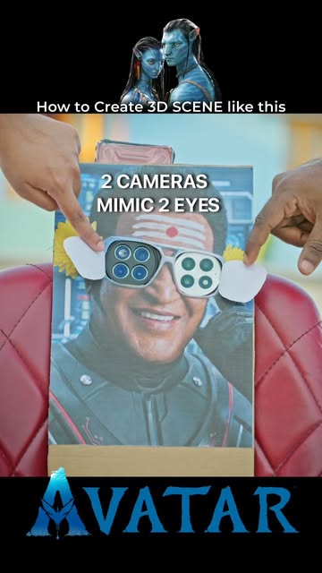 🎬 You don’t need millions to shoot 3D ⬇️⬇️

Most people think 3D movies need
💰 huge budgets
🎥 complex rigs
🧠 advanced VFX

But the truth is much simpler 👇

👁️👁️ 3D = two perspectives

Just like your eyes,
you only need two cameras.

📱 So I used two mobile phones
taped side by side —
at roughly eye distance

And shot the same scene.

🎨 Then comes the magic:

🔴 Add red filter to one video
🔵 Add cyan filter to the other
🎞️ Combine them together

Put on 3D glasses…
and suddenly —
✨ depth appears

🎯 What you’re watching is real 3D
Not software trickery.
Not expensive gear.

Just simple perspective + your brain.

Anyone can create Avatar-level 3D concepts
with tools they already have. 📱

3D isn’t expensive…
it’s just misunderstood. 🎥✨

#videoediting #tutorial #magic #videoedits #editing