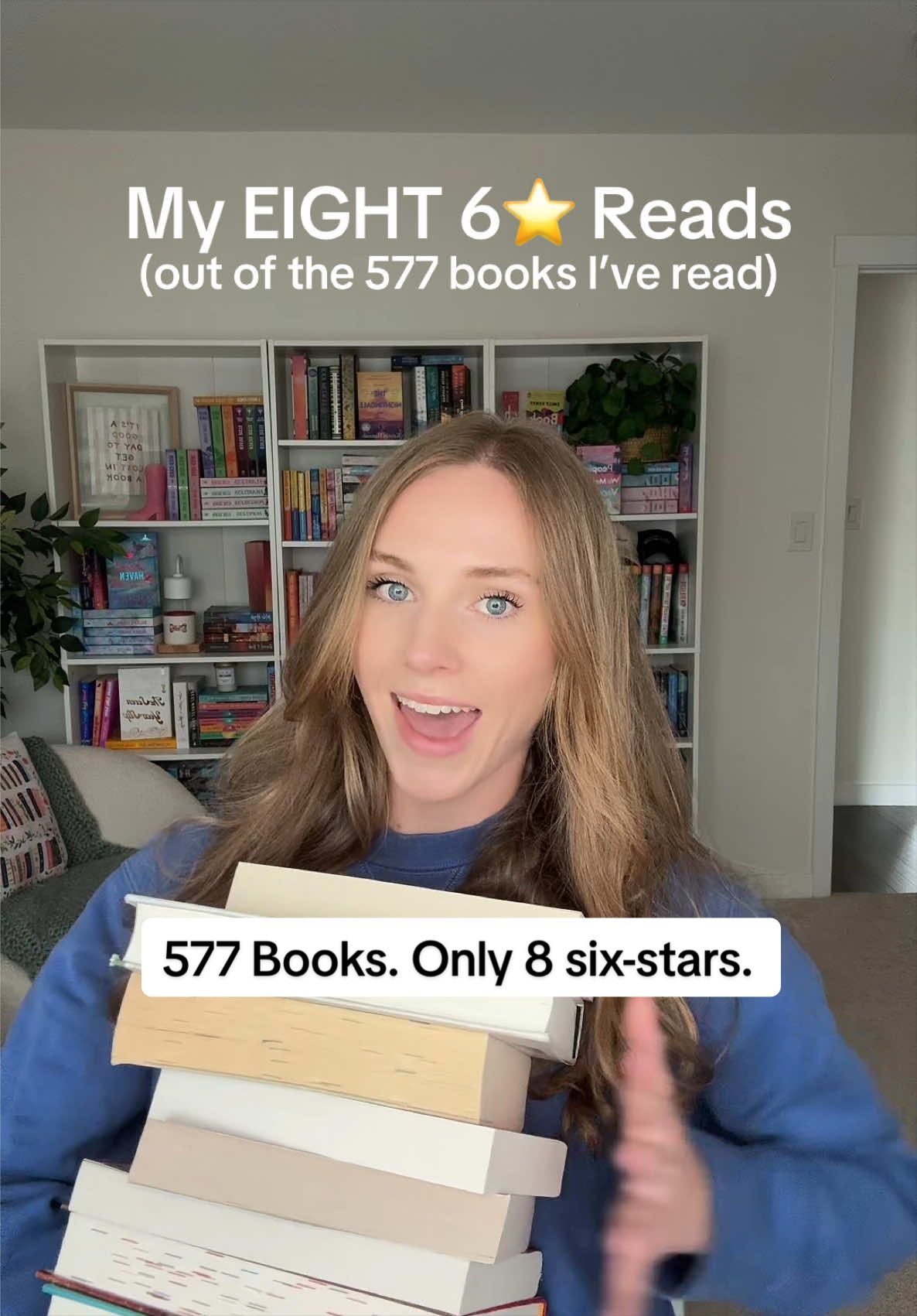 I’ve read 577 books & these are my only 8 six-star reads (aka my favorite books ever) 📚✨ #favoritebooks #fivestarreads #bestbooks #bookrecs #booktok 