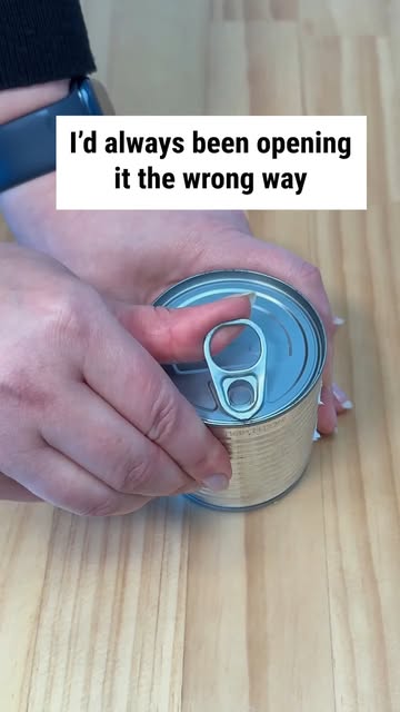 We've been doing it wrong for decades, but I finally learned the right way to do it! 🥫✨

Who knew that a simple twist of the wrist could make opening cans so much easier? No more jagged edges or struggling with that last bit of the lid. This is a total game-changer for meal prep nights! 📈🛡️

Saving a few seconds and a lot of frustration in the kitchen means more time for the family (and less risk of a finger-cut!).

🫵 Send us your hacks- we’re putting them to the test so you can see what’s actually worth it 👀🔥

👉 Find this and more grocery hacks- or share your own- at youdle.io/community 🛒✨

#Youdle #KitchenHacks #LifeHacks #CookingTips