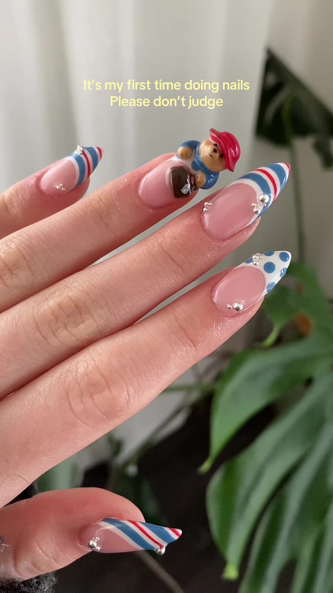 Paddington nails #nailinspo #nailartist #inspo #fypシ゚viral #foryoupage 
