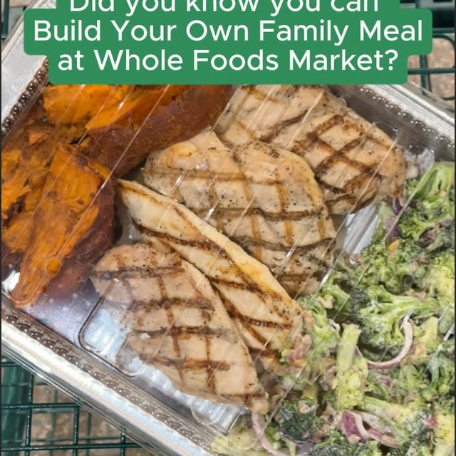 The ultimate meal prep hack 🍽️ Family meals that let you mix, match, and customize. Your way, every time. #wholefoodsmarket #familymeals #mealprep