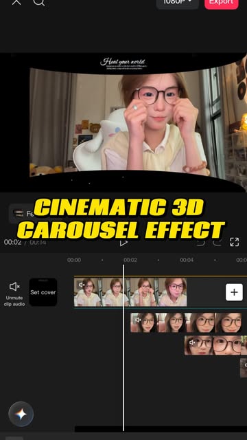 Day 16: Cinematic 3D Carousel Effect Tutorial 🔥🔥#capcut #videoediting #tutorial #capcuttutorial #viralreels