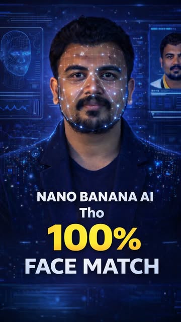 Gemini lo mee face correct ga raavatleda? 🤔
Ee trick apply chesthe…
AI mee facial structure ni okkasari nerchukuntundi 🔥
Tarvatha enti?
👉 Prathi image lo SAME FACE. SAME LOOK.

Try chesi choodandi…
Results matram 🔥🔥

#techupdates
#GeminiAI
#AIFaceMatch
#TechTelugu
#AITricks