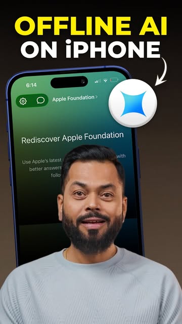 Use AI Without Internet on iPhone🤯

Comment “IPHONE” to get the app link in your DM.

[Offline AI, iPhone AI, Qwen AI, Apple Intelligence, AI Tools]

#offlineAI #iphoneAI #AItools #AItricks #Qwen