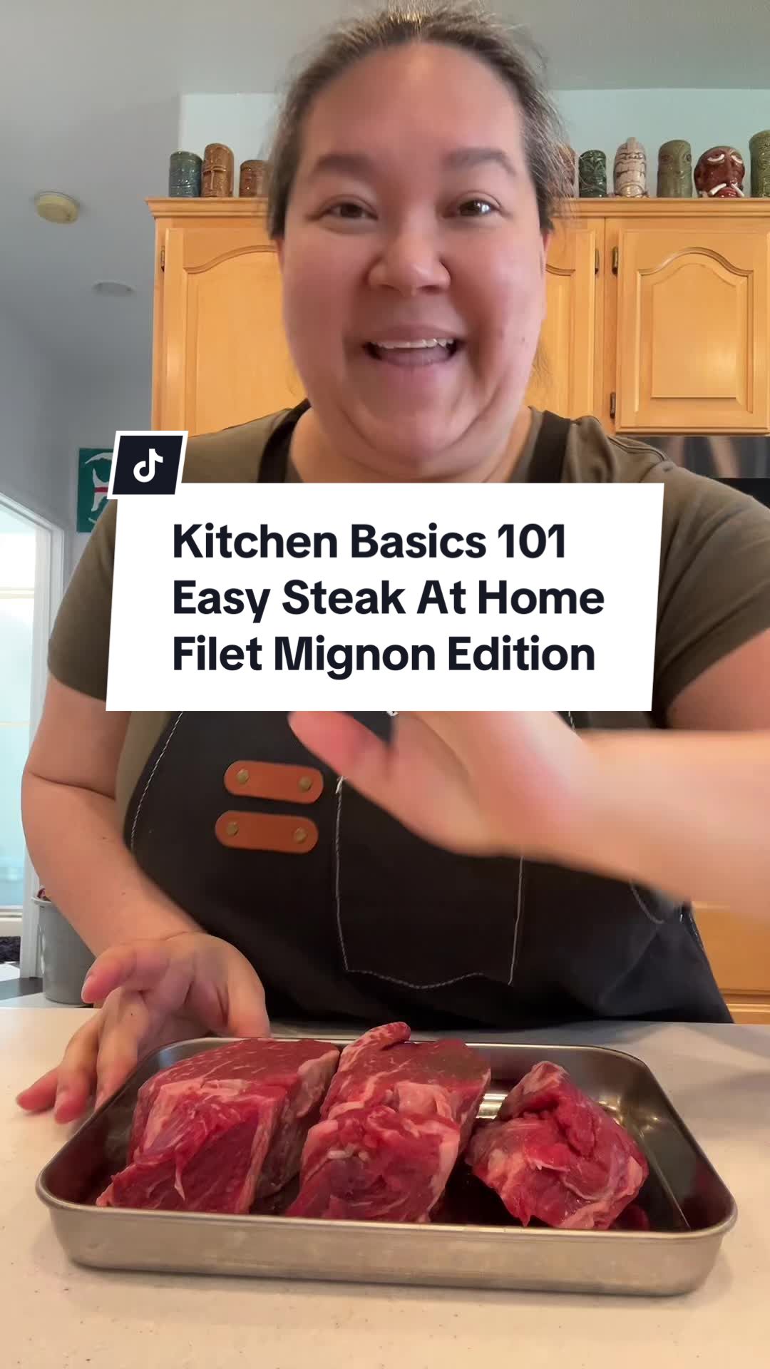 Kitchen Basics 101 Easy Steak At Home - Filet Mignon Edition  #kitchenbasicswithjen #fromamom #cooking101 #justmovedout #thejenglv #kitchenbasics101 #steak #filetmignon #easysteak #steakathome #easydinner 