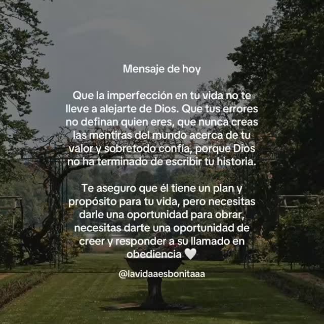 Mensaje de hoy #frasescristianas #frasesmotivadoras #mensajesdedios #mensajescristianos #mensajesdevida