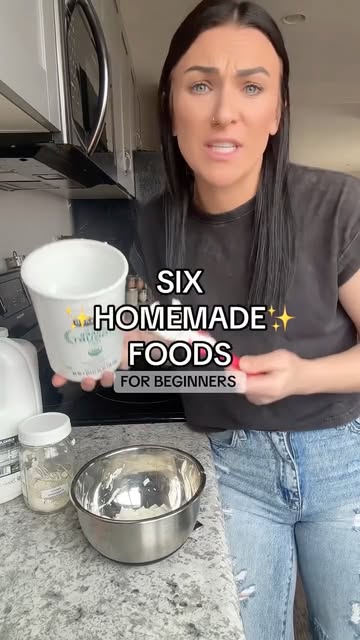 Full recipes for all of these at 80+ other homemade foods are under the “homemade” playlist on my page. 

#homemadefood #fromscratch #cookingtips