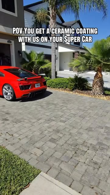 Have you ever seen an R8 this clean? ❤️⁉️ #cardetailing #detailing #ceramiccoating #mobiledetailing #tampacardetailing