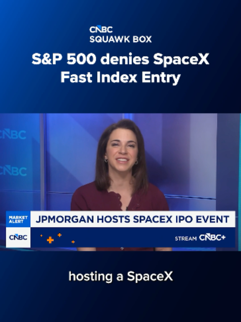 CNBC’s Leslie Picker joined CNBC's "Squawk Box" with the latest details on the SpaceX IPO. Watch more at the #linkinbio or the link on screen. #CNBC #spacex #ipo #jpmorgan