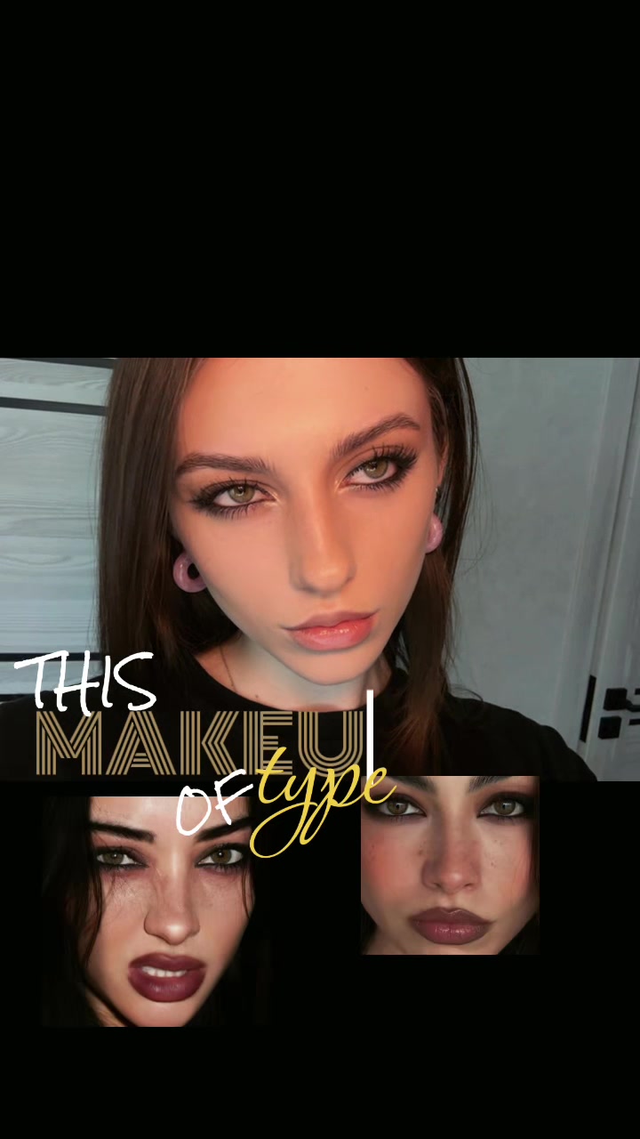 🐈‍⬛🐈‍⬛🐈‍⬛#mymakeuptype #makeuptutorial #makeuptype #darkmakeup 