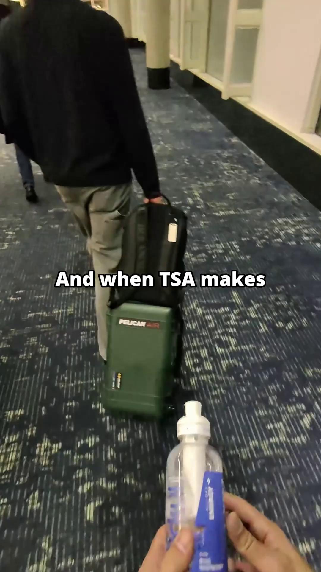 TSA friendly (when empty 😉). Refill your Cirkul® Water bottle after security to keep your flavor going on the plane and wherever you land. #TSAFriendly #TravelEssentials #TravelTips #AirportLife