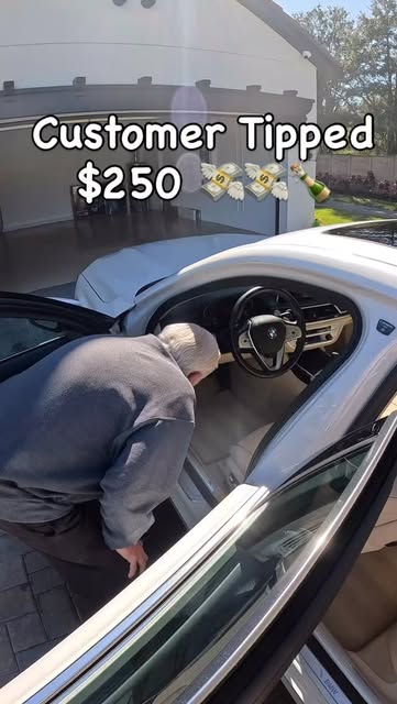 POV: Customer tipped me $250! Even though His cars were clean!! He said it wasnt just about the detail. But also the customer service. Communication and friendly talks leads to long life friendships. 
#cardetailing #viralinstagramreelsvideo♥️ #detailersofinstagram #wholesome