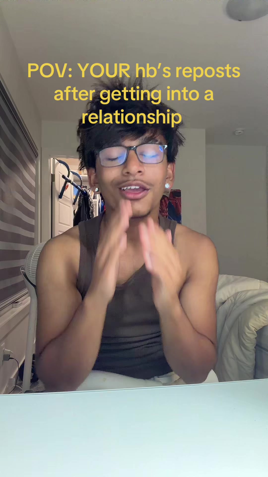 Yellow text btw #relationship #talkingstage #skit #funny 
